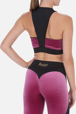 Brassière en velours - Violet
