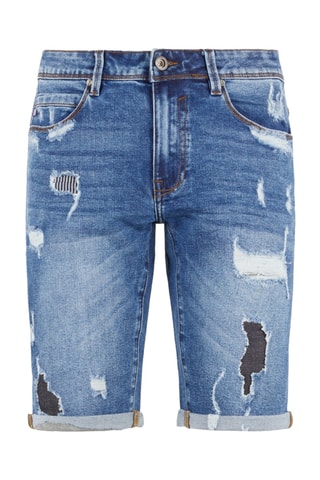 Bermuda en jean - Bleu