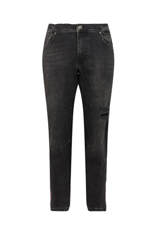 Pantalon bi-matière - Noir