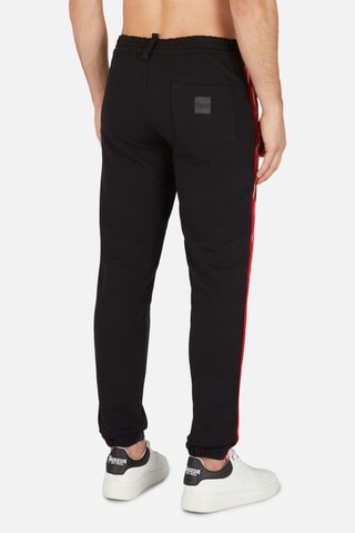 Pantalon bi-matière - Noir