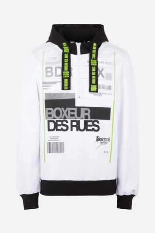 Sweat à capuche - Blanc