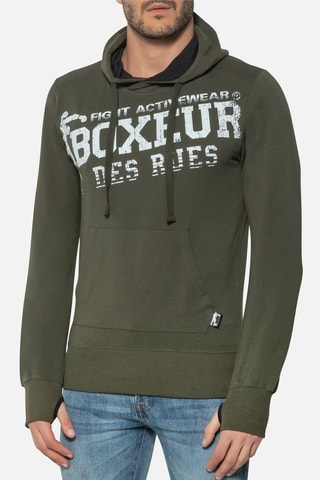 Sweat à capuche - Kaki
