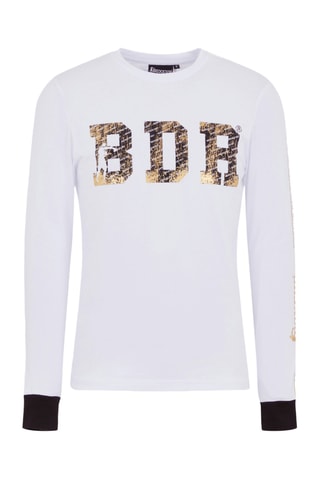 T-shirt - Blanc et doré