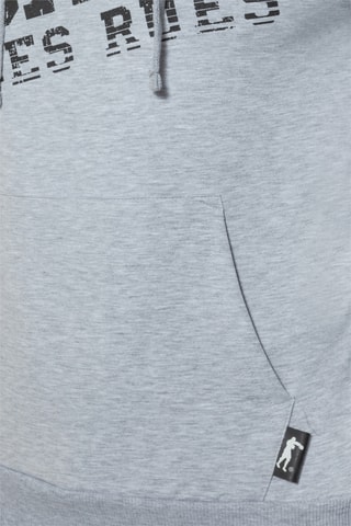 Sweat à capuche - Gris clair chiné