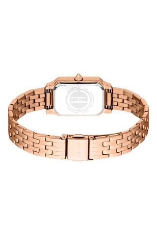 Stalen Quartz Horloge - Roségoudkleurig en Zilverkleurig