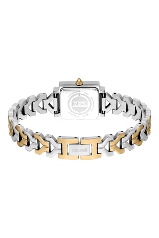 Stalen Quartz Horloge - Zilverkleurig en Goudkleurig