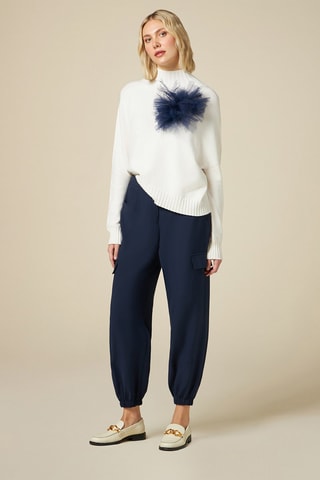 Pantalon cargo - Bleu