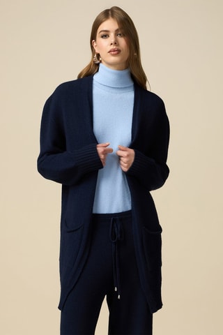 Gilet long - Bleu