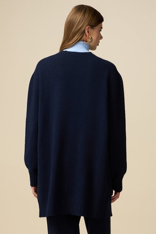 Gilet long - Bleu