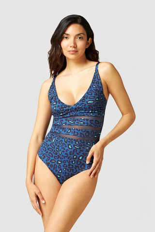 Maillot 1 pièce - Bleu