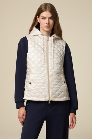 Doudoune sans manches - Beige