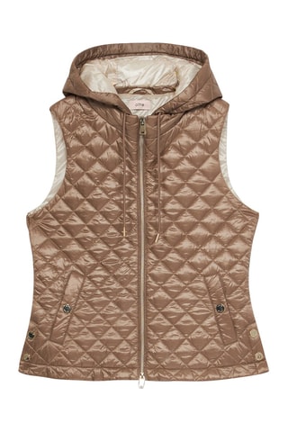 Doudoune sans manches - Beige