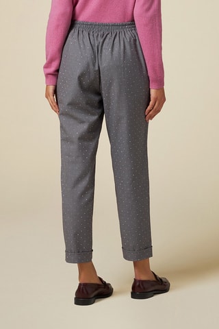 Pantalon cigarette - Gris