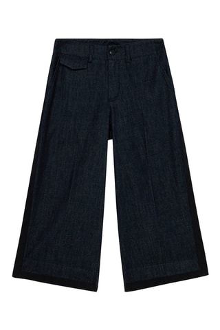 Jean wide legs 7/8 - Bleu