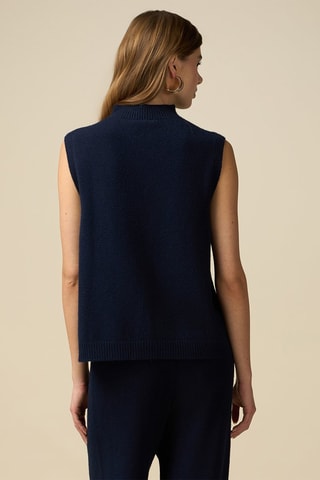 Pull sans manches - Bleu