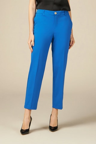 Pantalon cigarette 7/8 - Bleu