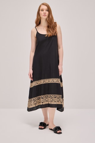 Robe midi - Noir