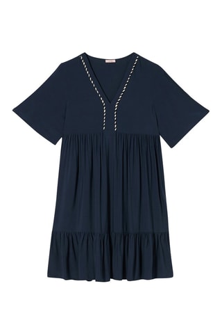 Robe trapèze - Bleu