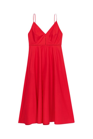 Robe midi - Rouge