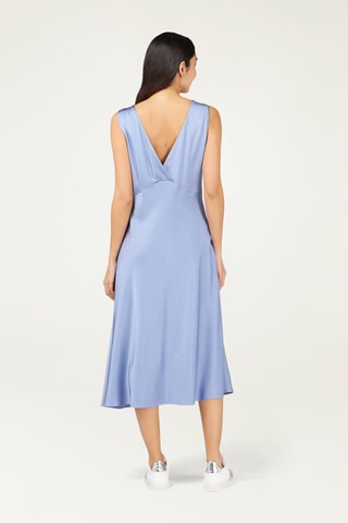 Robe midi - Bleu