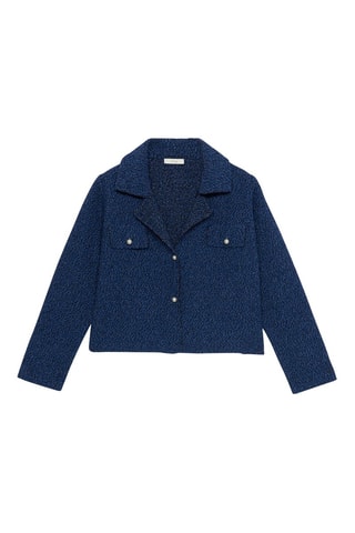 Veste en laine - Bleu