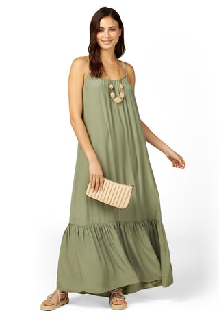 Robe longue - Vert