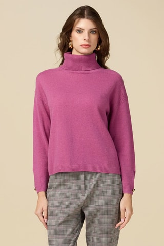 Pull en laine et cachemire - Violet