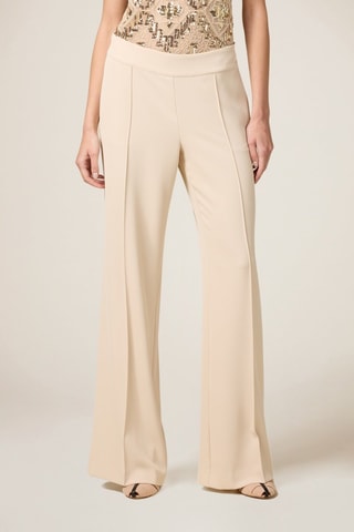 Pantalon wide legs - Blanc