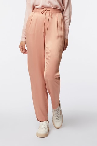 Pantalon casual taille haute - Rose