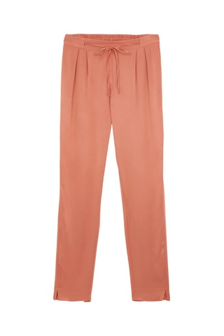 Pantalon casual taille haute - Rose