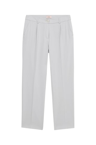 Pantalon taille haute - Gris