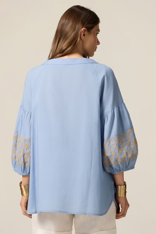Blouse - Bleu