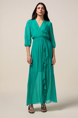 Robe longue - Vert
