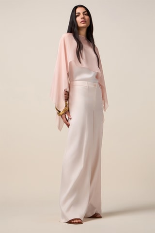 Pantalon palazzo - Beige