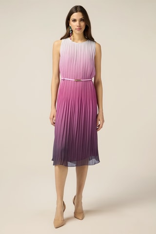 Robe plissée dip and dye - Violet