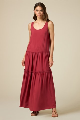 Robe longue - Rouge