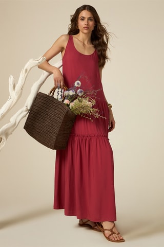 Robe longue - Rouge