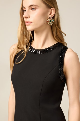 Robe fourreau - Noir