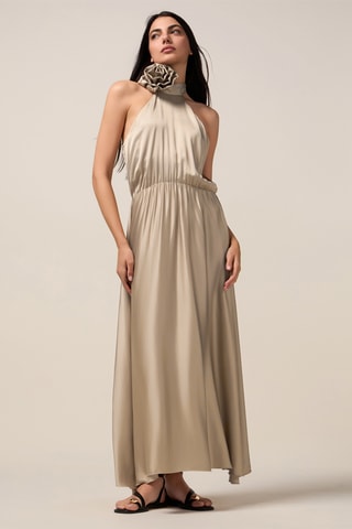 Robe longue - Beige