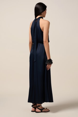 Robe longue - Bleu