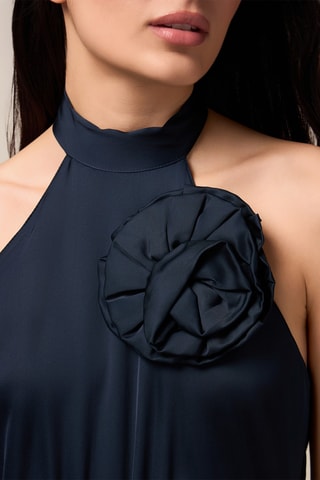 Robe longue - Bleu
