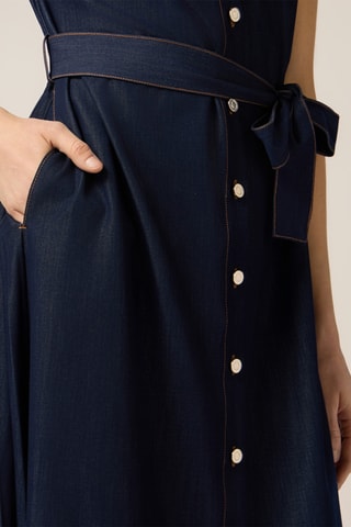 Robe chemise - Bleu