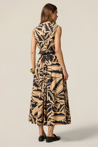 Robe midi - Beige