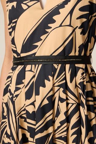 Robe midi - Beige
