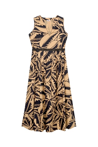 Robe midi - Beige