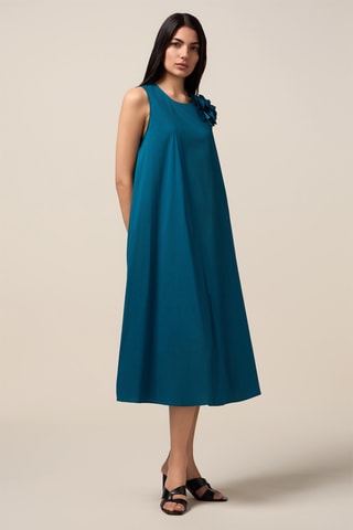 Robe trapèze - Bleu