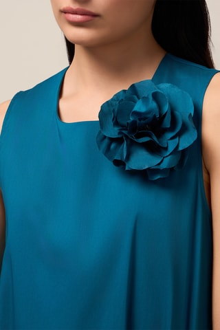 Robe trapèze - Bleu