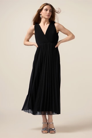 Robe plissée - Noir