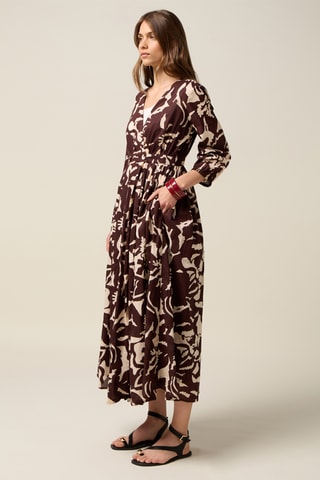 Robe midi - Rouge