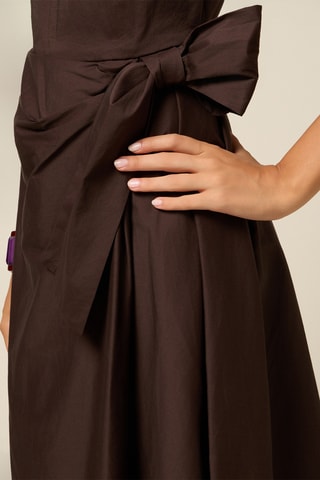 Robe midi - Beige
